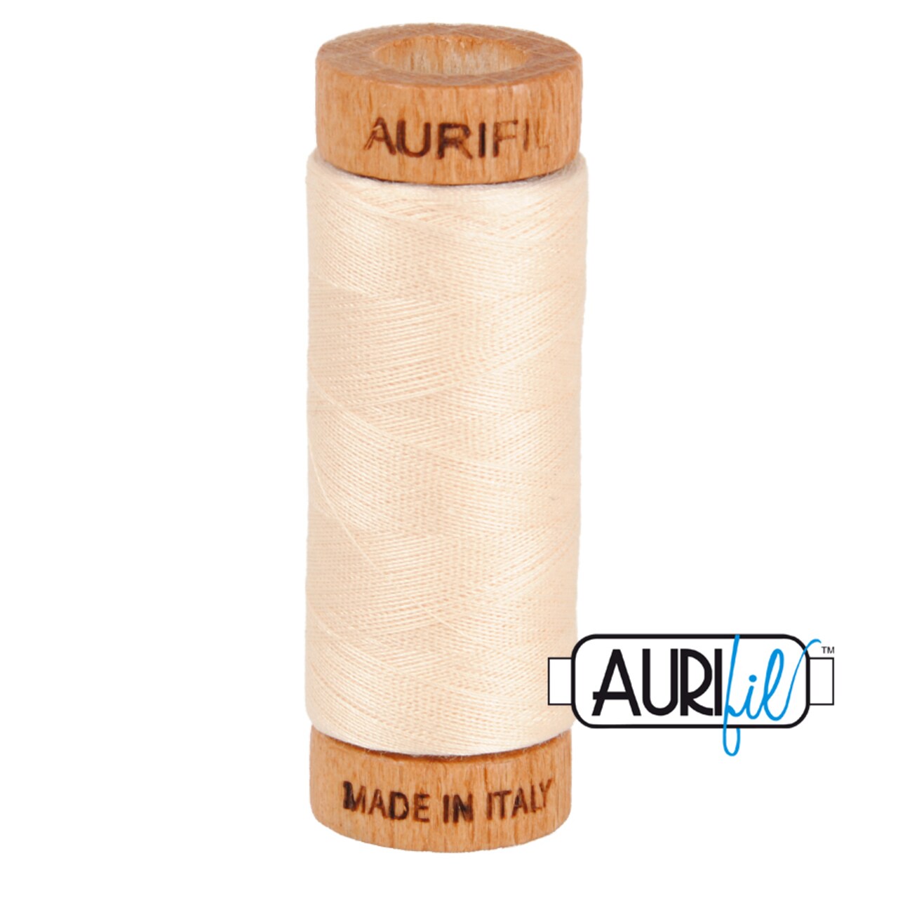 Light Sand (2000) | 80wt Small Spool (274M / 300Y) | Aurifil Thread